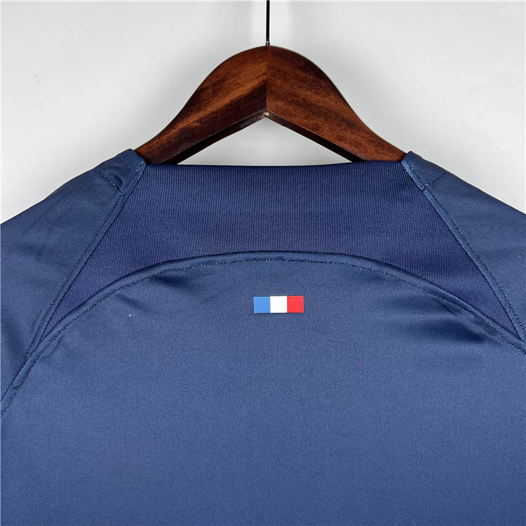 PSG 23/24 Home Blue Soccer Jersey Football Shirt - Click Image to Close